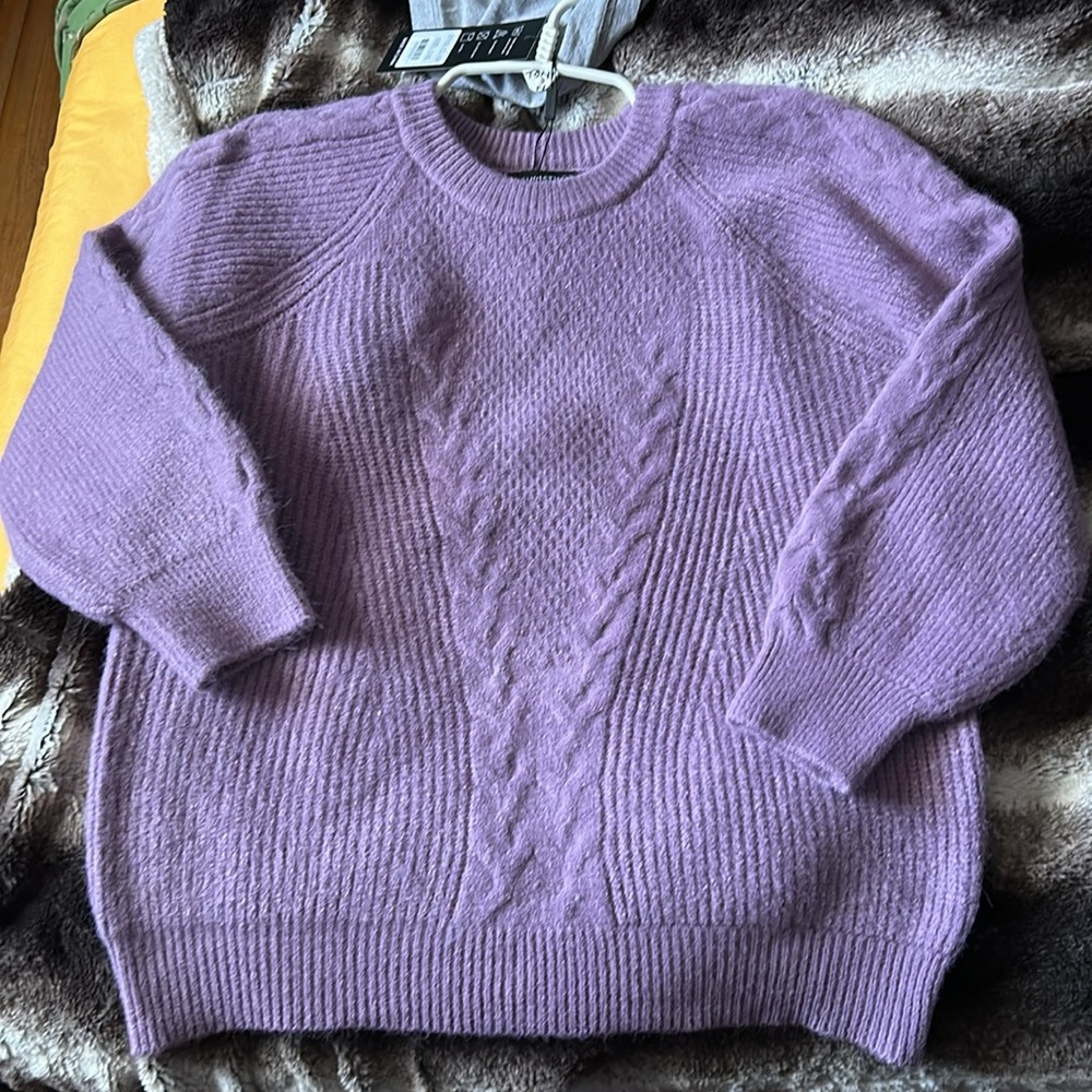 Purple Cashmere Top